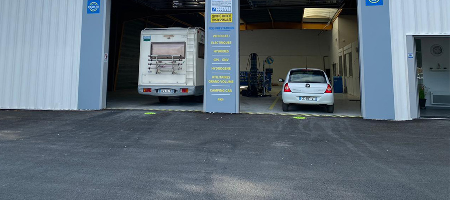 Stationnez facilement à votre arrivée au centre de contrôle technique d'Angers Orgemont