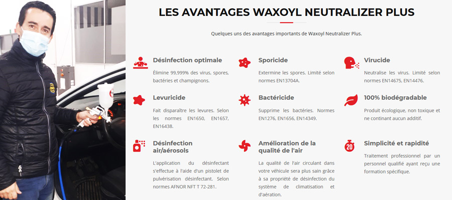 Centre de contrôle technique ANGERS désinfection véhicules