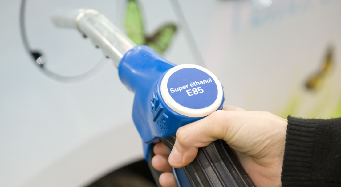 Pistolet station service e85 superéthanol